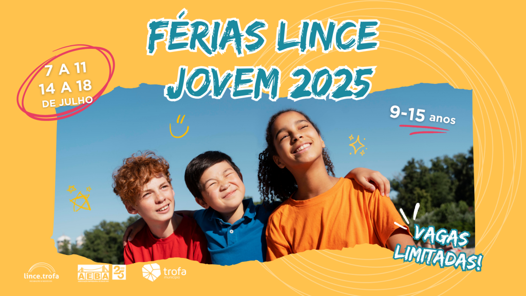 Cartaz Férias Lince Jovem 2025